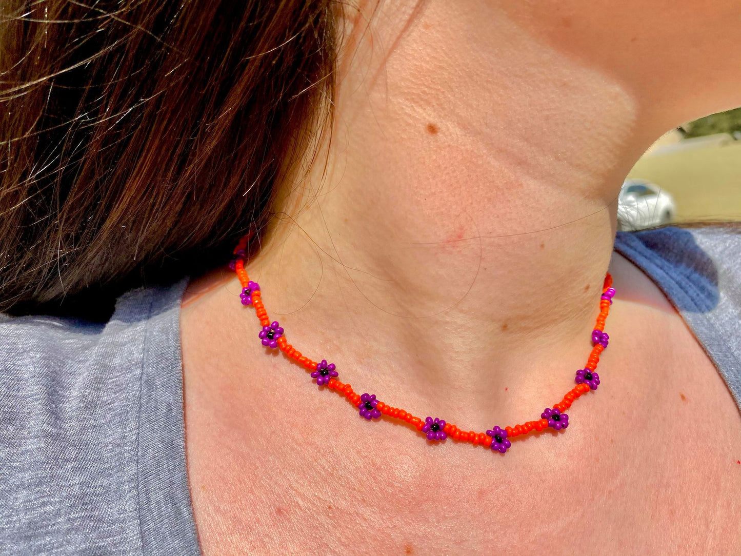 Spooky Daisies Necklace