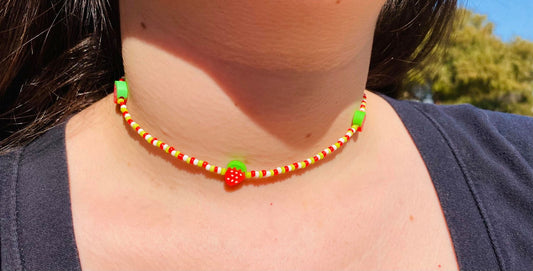 Strawberries Necklace