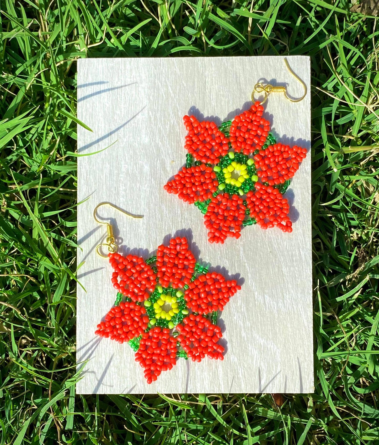 Nochebuena Beaded Earrings