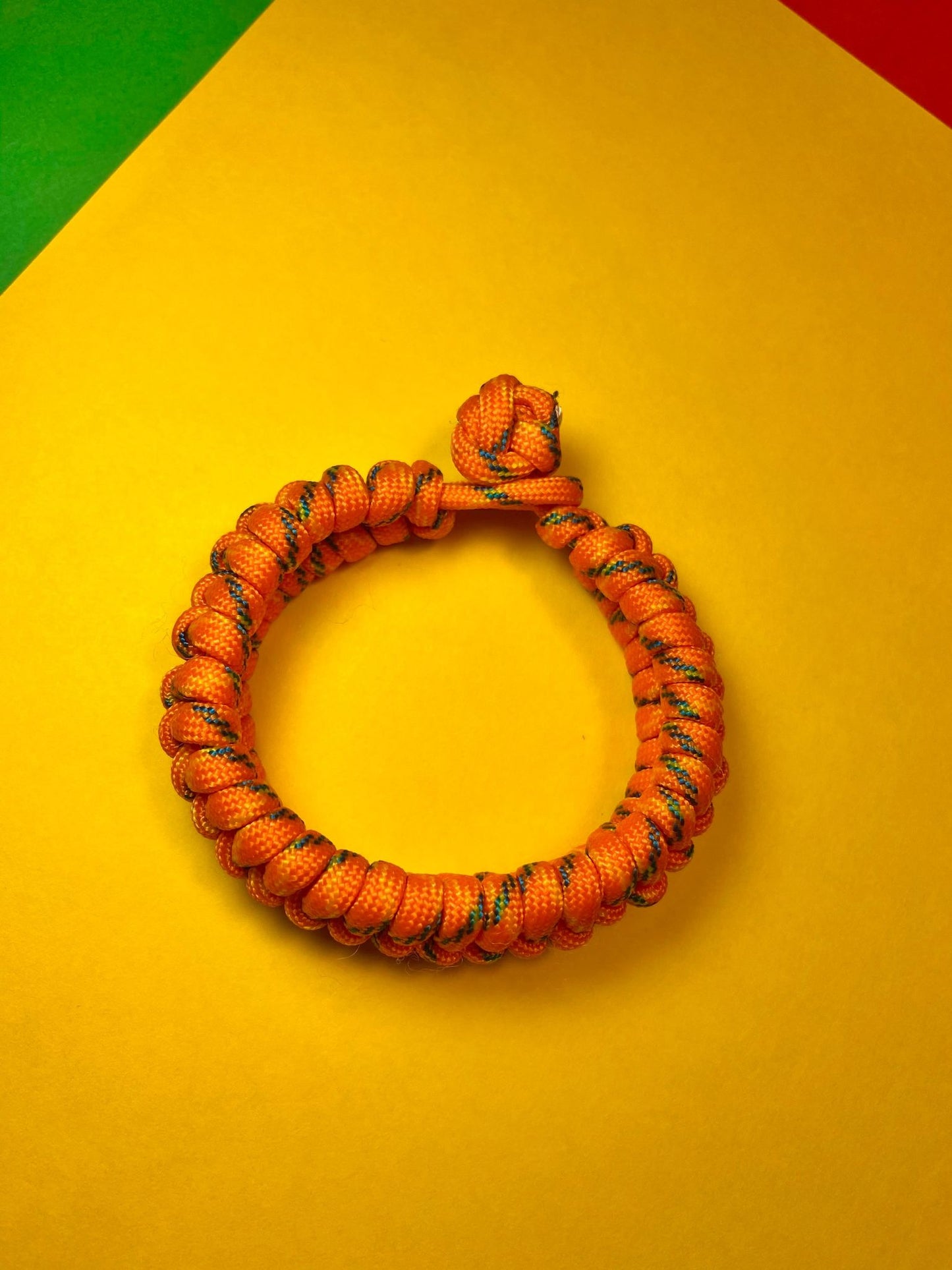 Orange Paracord Bracelet