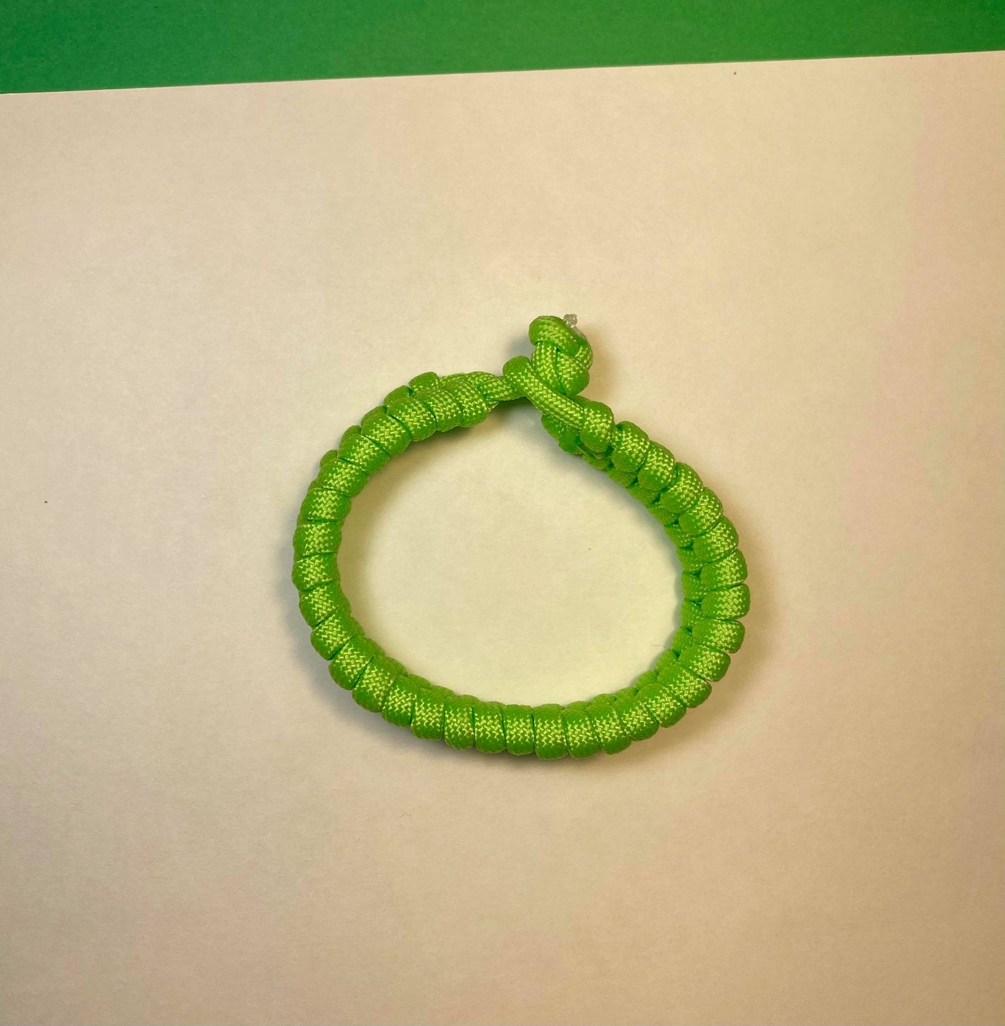 Bright Green Paracord Bracelet