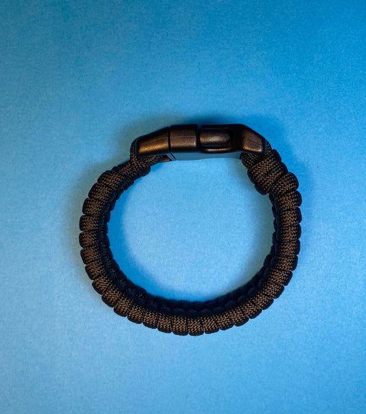 Black Paracord Bracelet