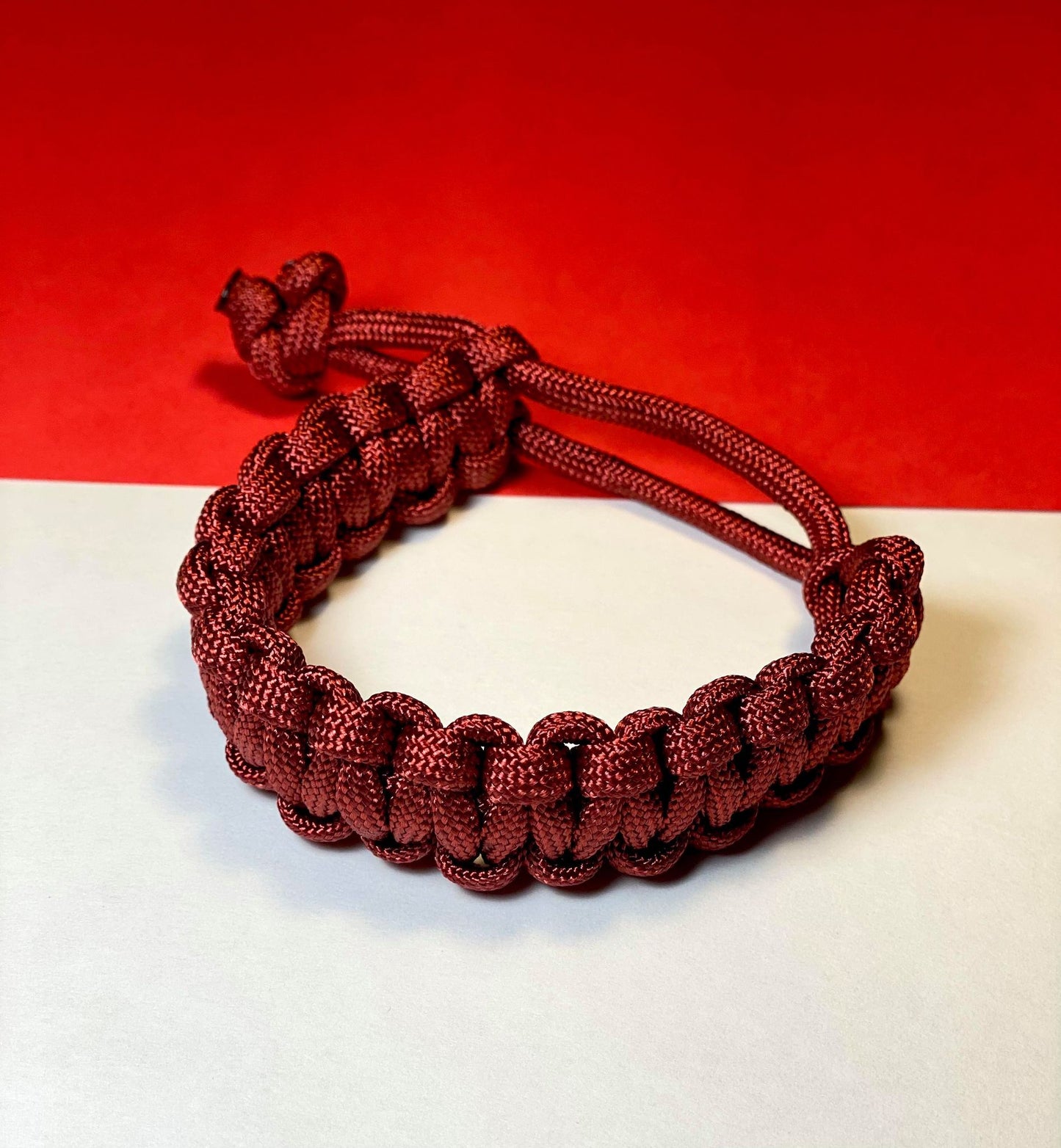 Burgundy Paracord Bracelet