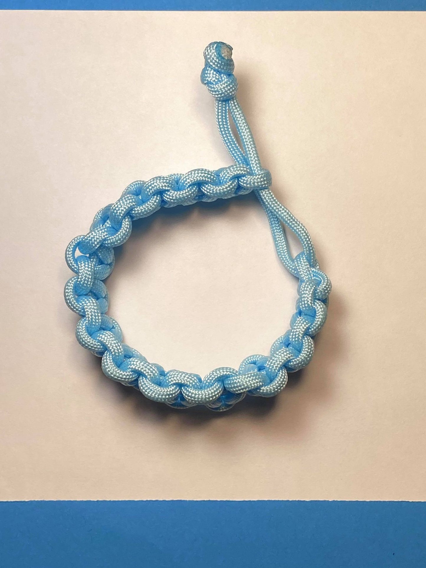 Light Blue Paracord Bracelet