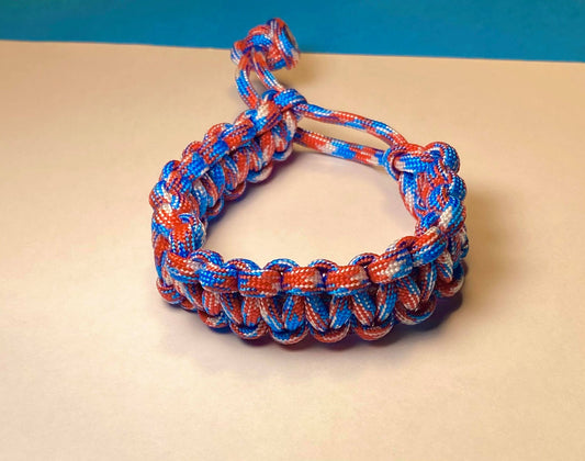 Red & Blue Paracord Bracelet