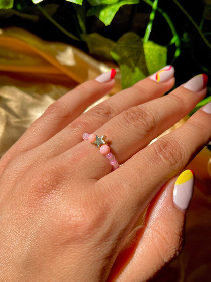 Pink Star Ring