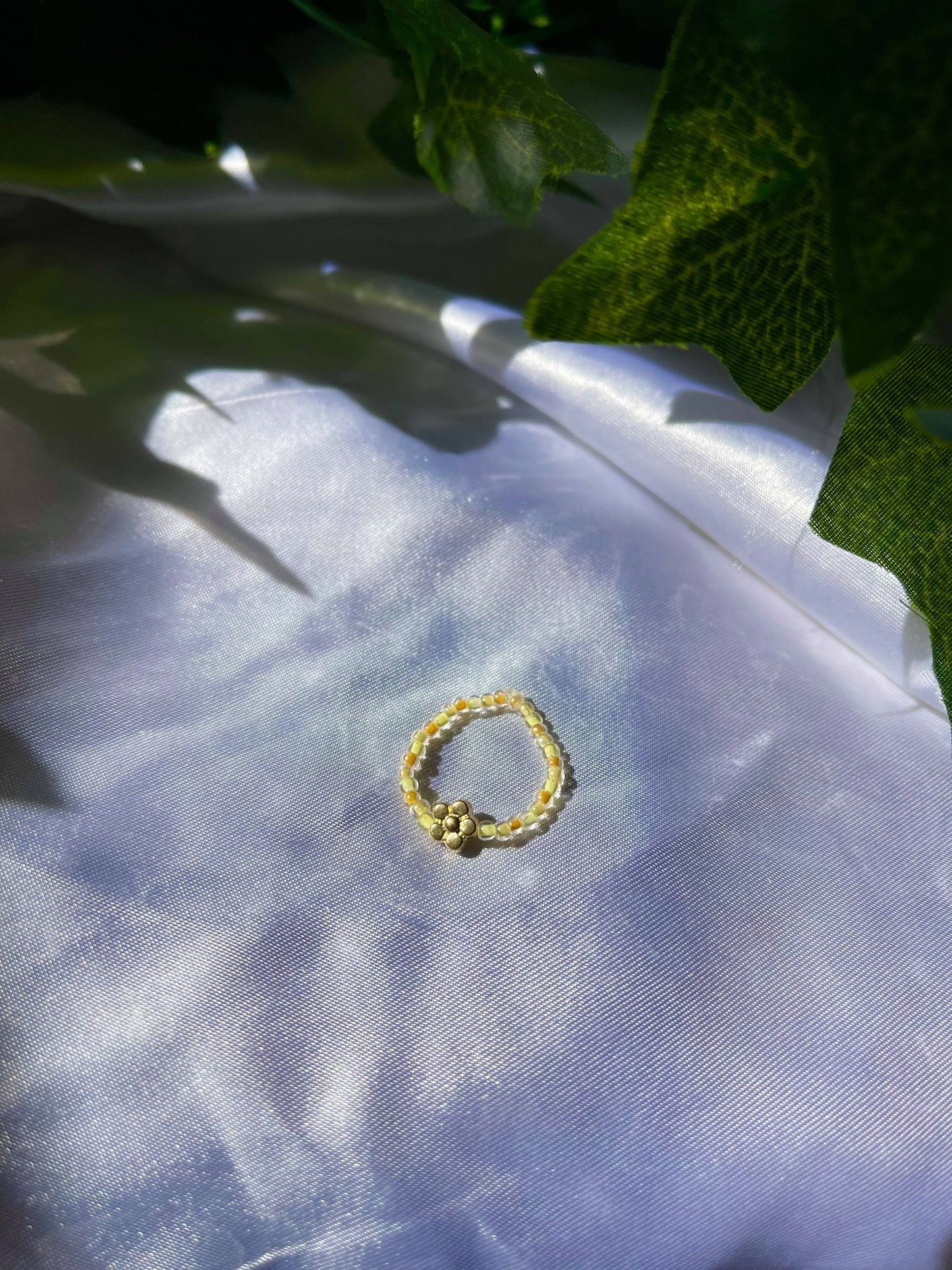 Yellow Flower Ring