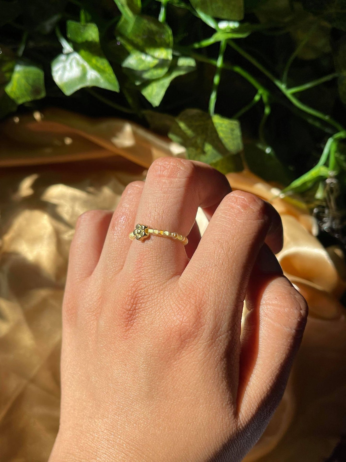 Yellow Flower Ring