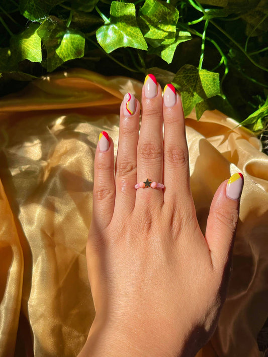 Pink Star Ring