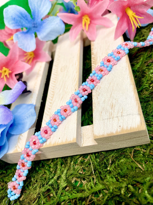 Blue/Pink Daisy