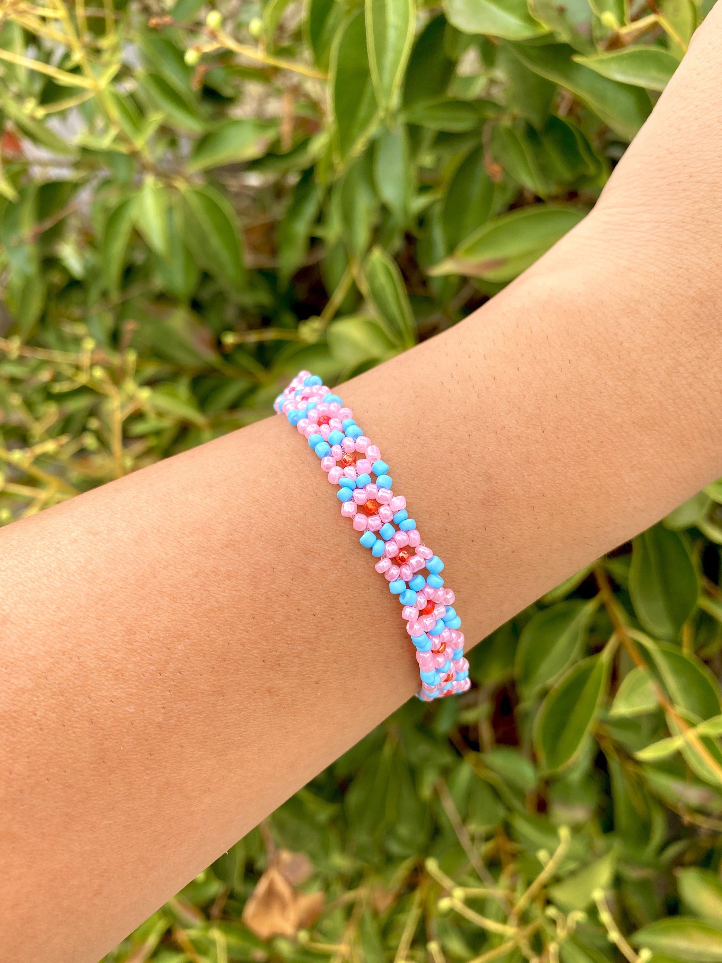 Blue/Pink Daisy