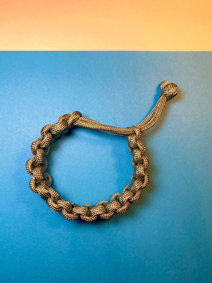 Gray Paracord Bracelet