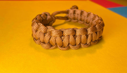 Light Brown Paracord Bracelet