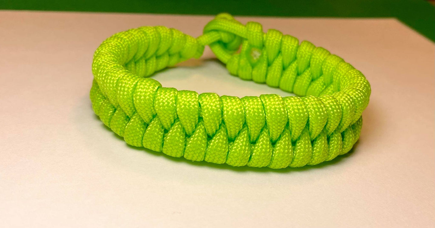 Bright Green Paracord Bracelet